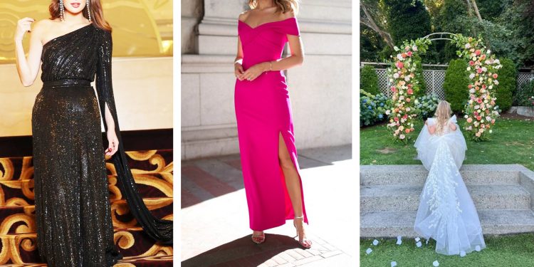 22 Best Fall Wedding Guest Dresses on saks, For Black-Tie Affairs & Casual Parties